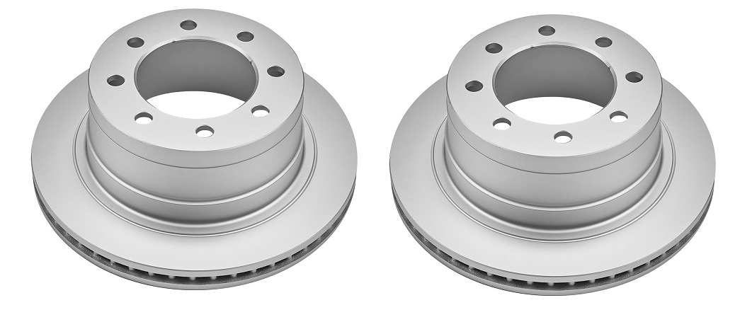 Power Stop Rear Evolution Coated Rotors 06-08 Ram Mega Cab 1500